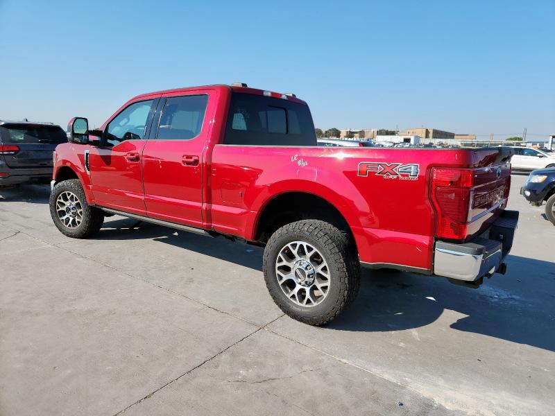 1FT7W2BN2MED78234 - 2021 FORD F250 SUPER DUTY RED photo 2
