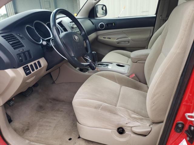 5TETU62N17Z444933 - 2007 TOYOTA TACOMA PRERUNNER ACCESS CAB RED photo 7