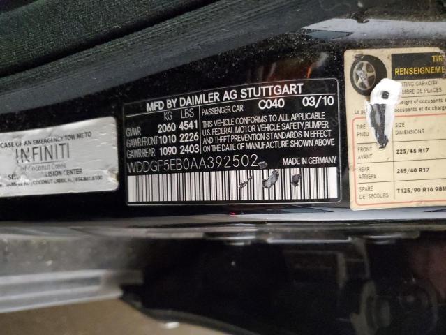 WDDGF5EB0AA392502 - 2010 MERCEDES-BENZ C 300 黑色 照片 12