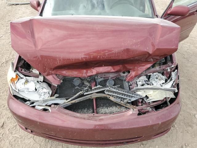 4T1BE32K12U001031 - 2002 TOYOTA CAMRY LE MAROON photo 11