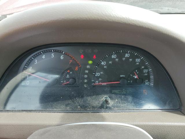 4T1BE32K12U001031 - 2002 TOYOTA CAMRY LE MAROON photo 9