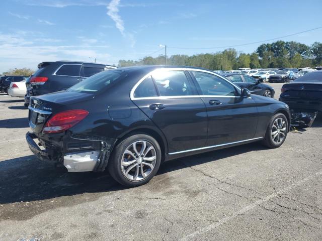 55SWF4KB4GU130713 - 2016 MERCEDES-BENZ C 300 4MATIC BLACK photo 3