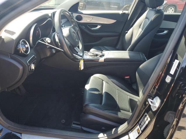 55SWF4KB4GU130713 - 2016 MERCEDES-BENZ C 300 4MATIC BLACK photo 7