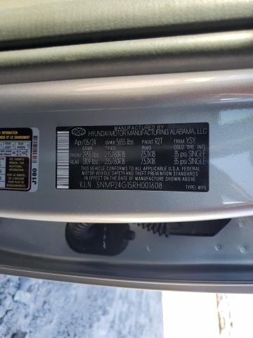 5NMP24G15RH001608 - 2024 HYUNDAI SANTA FE SEL 银色 照片 13