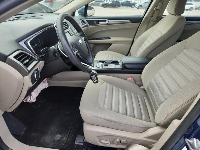 3FA6P0LU7JR116971 - 2018 FORD FUSION SE HYBRID BLUE photo 7