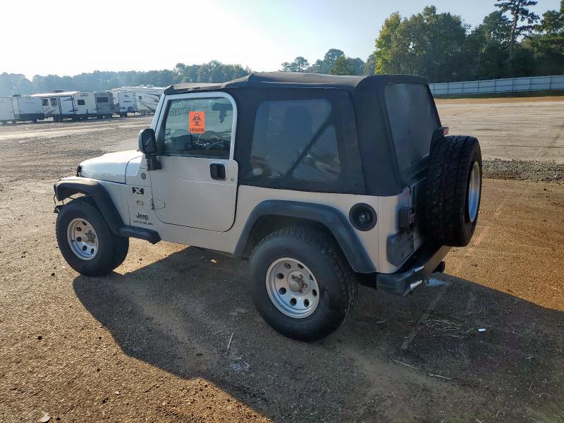 1J4FA39S44P749596 - 2004 JEEP WRANGLER X ვერცხლისფერი ფოტო 2