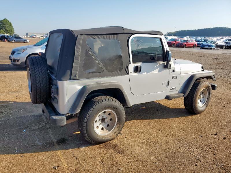 1J4FA39S44P749596 - 2004 JEEP WRANGLER X ვერცხლისფერი ფოტო 3