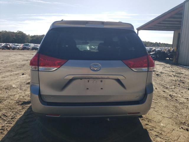 5TDJK3DC5BS018949 - 2011 TOYOTA SIENNA LE SILVER photo 6
