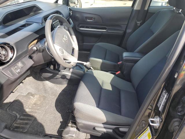 JTDKDTB30G1120942 - 2016 TOYOTA PRIUS C BLACK photo 7
