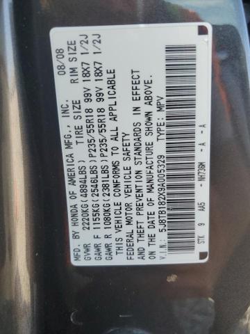 5J8TB182X9A005329 - 2009 ACURA RDX GRAY photo 13