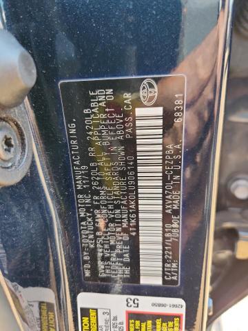 4T1K61AK0LU906140 - 2020 TOYOTA CAMRY XSE BLUE photo 12