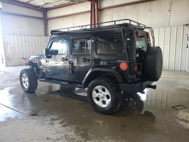 1C4HJWEGXFL767998 - 2015 JEEP WRANGLER U SAHARA Чорний фото 2