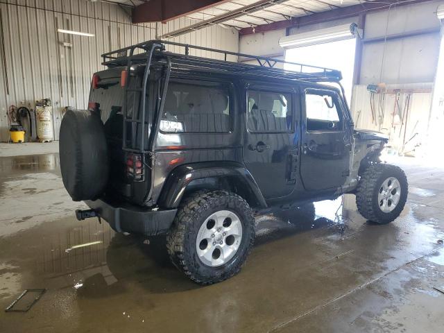 1C4HJWEGXFL767998 - 2015 JEEP WRANGLER U SAHARA Чорний фото 3