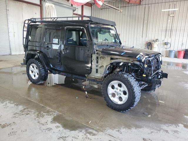 1C4HJWEGXFL767998 - 2015 JEEP WRANGLER U SAHARA Чорний фото 4