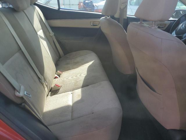 2T1BURHE5EC133643 - 2014 TOYOTA COROLLA L RED photo 10