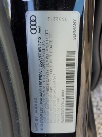 WAUGFAFC9EN041089 - 2014 AUDI A6 PREMIUM PLUS 黑色 照片 13