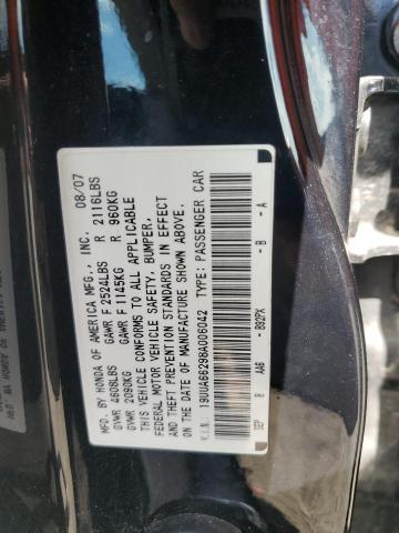 19UUA66298A006042 - 2008 ACURA TL 黑色 照片 12