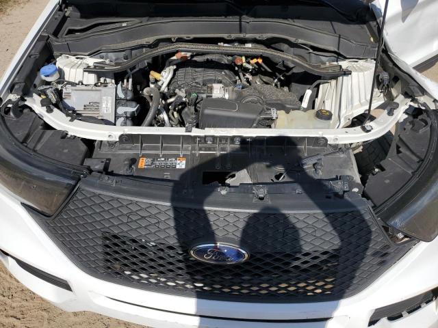 1FM5K8AB2LGA83534 - 2020 FORD EXPLORER POLICE INTERCEPTOR Blanco foto 12