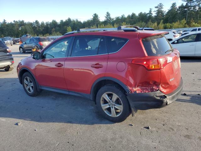 JTMRFREV9FD099854 - 2015 TOYOTA RAV4 XLE RED photo 2