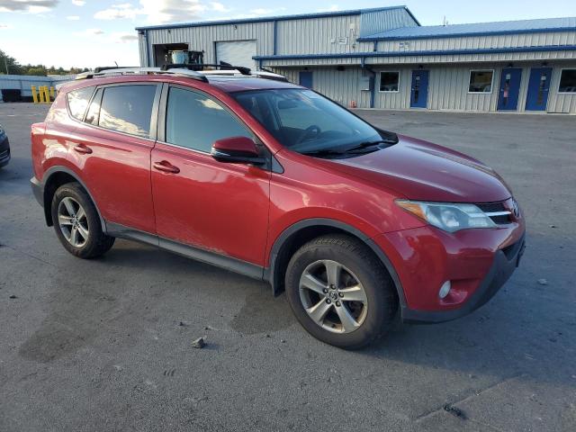 JTMRFREV9FD099854 - 2015 TOYOTA RAV4 XLE RED photo 4
