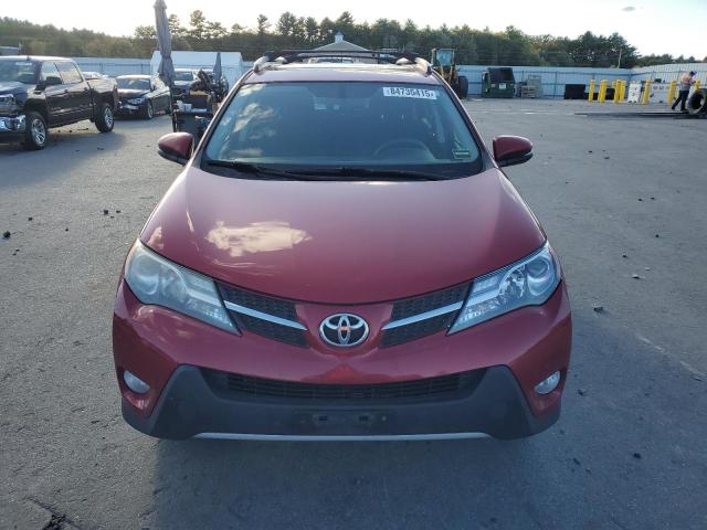 JTMRFREV9FD099854 - 2015 TOYOTA RAV4 XLE RED photo 5