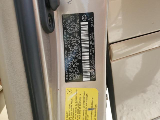 JTHBA30G865154292 - 2006 LEXUS ES 330 Creme Foto 13