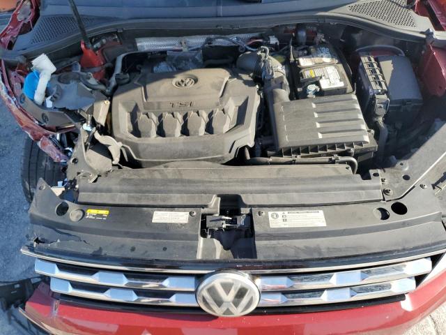 3VV3B7AXXJM015729 - 2018 VOLKSWAGEN TIGUAN SE 勃艮第红 照片 12