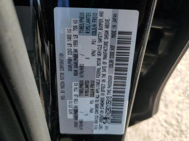 JM1DE1HZ2B0105816 - 2011 MAZDA MAZDA2 黑色 照片 12