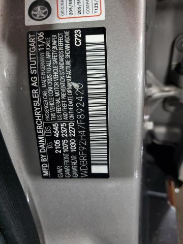 WDBRF92H47F892420 - 2007 MERCEDES-BENZ C 280 4MATIC TAN photo 13