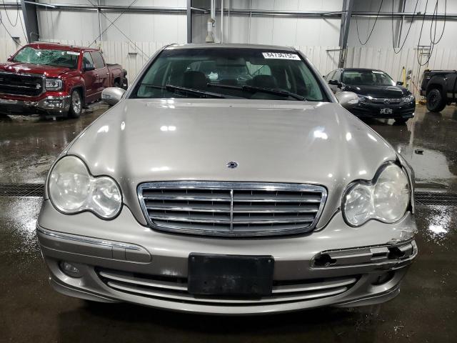 WDBRF92H47F892420 - 2007 MERCEDES-BENZ C 280 4MATIC TAN photo 5