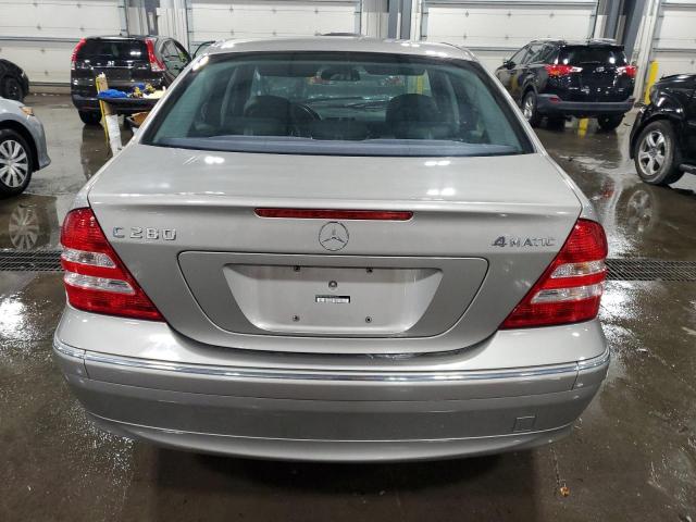 WDBRF92H47F892420 - 2007 MERCEDES-BENZ C 280 4MATIC TAN photo 6