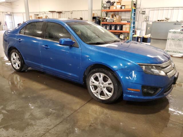 3FAHP0HAXCR230828 - 2012 FORD FUSION SE Niebieski zdjęcie 4