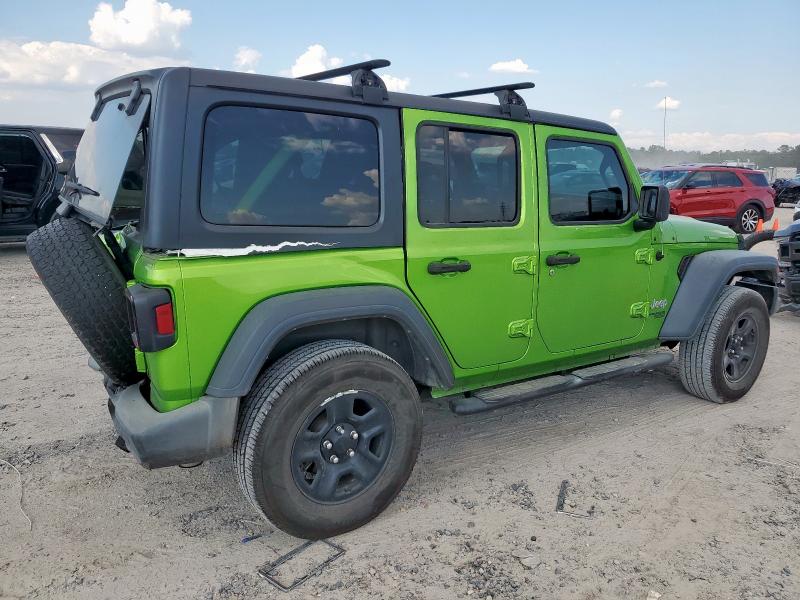 1C4HJXDN0JW286915 - 2018 JEEP WRANGLER U SPORT Жасыл фото 3