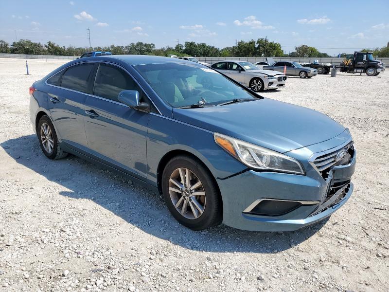 5NPE24AF3GH347071 - 2016 HYUNDAI SONATA SE 蓝色 照片 4