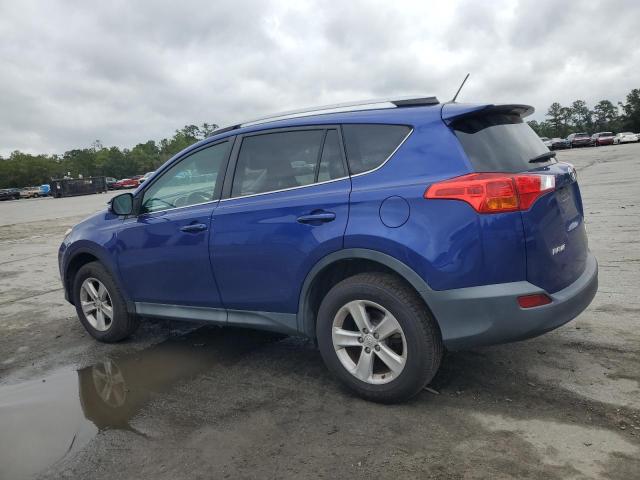 2T3RFREV1EW216425 - 2014 TOYOTA RAV4 XLE BLUE photo 2