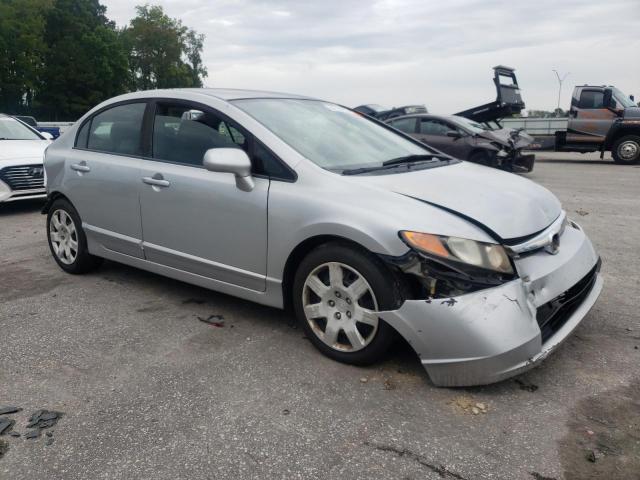 1HGFA16558L003486 - 2008 HONDA CIVIC LX SILVER photo 4