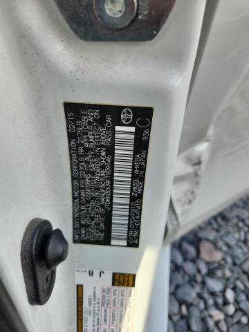 JTDKN3DU9F1929146 - 2015 TOYOTA PRIUS Ақ фото 12