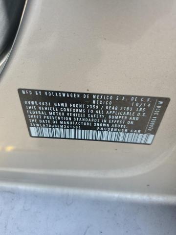 3VWLA7AJ8FM241561 - 2015 VOLKSWAGEN JETTA TDI Sarı foto 12