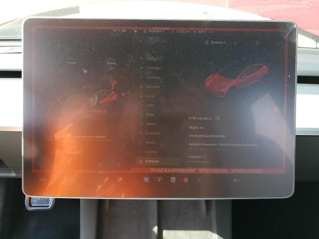 5YJ3E1EAXPF662265 - 2023 TESLA MODEL 3 Rot Foto 9