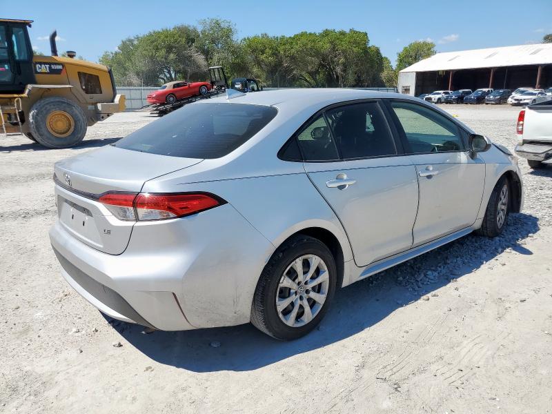 JTDEPRAE4LJ112301 - 2020 TOYOTA COROLLA LE 银色 照片 3