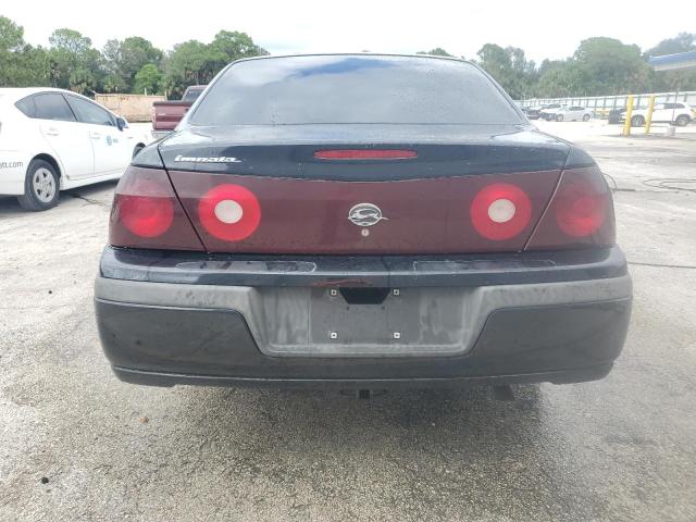 2G1WF52E039260822 - 2003 CHEVROLET IMPALA BLACK photo 6