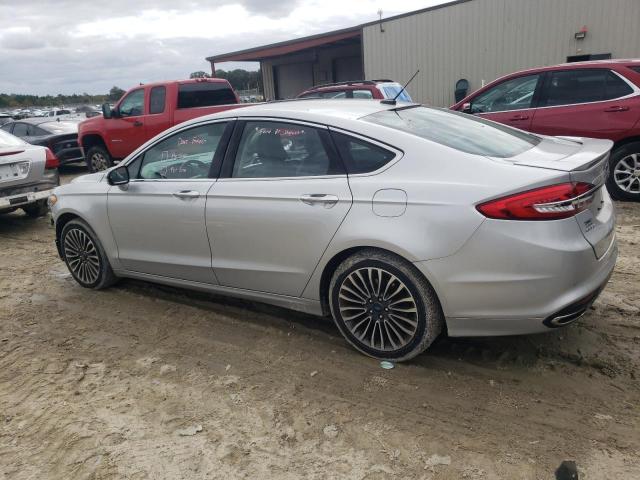 3FA6P0K97HR108392 - 2017 FORD FUSION TITANIUM 银色 照片 2