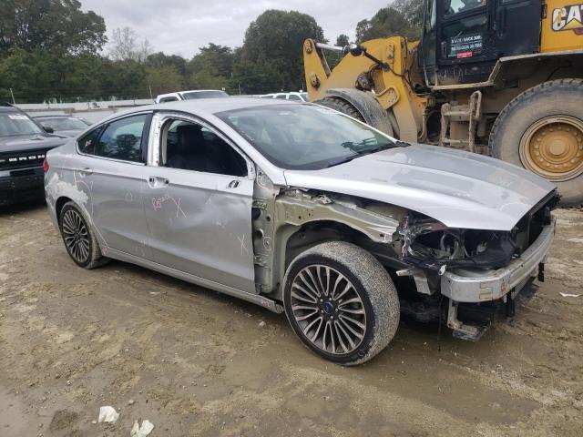 3FA6P0K97HR108392 - 2017 FORD FUSION TITANIUM 银色 照片 4
