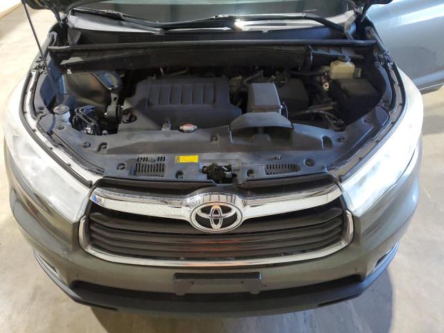 5TDKKRFH9GS122996 - 2016 TOYOTA HIGHLANDER XLE 绿色 照片 11