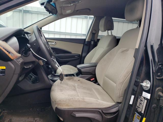 5XYZT3LB4DG023410 - 2013 HYUNDAI SANTA FE S BLACK photo 7
