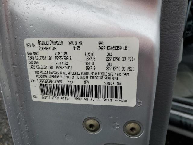 1J4GK38K06W117660 - 2006 JEEP LIBERTY RENEGADE 银色 照片 13