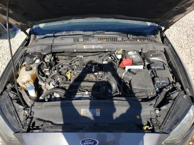 3FA6P0HD8JR255953 - 2018 FORD FUSION SE GRAY photo 11