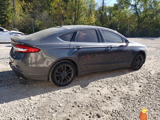 3FA6P0HD8JR255953 - 2018 FORD FUSION SE GRAY photo 3