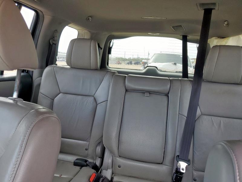 5FNYF3H59FB001452 - 2015 HONDA PILOT EXL BLACK photo 10