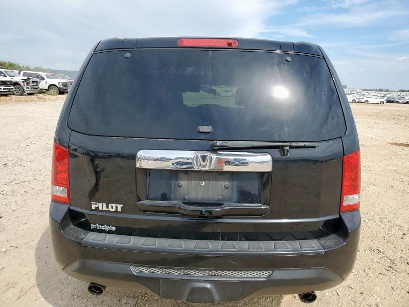 5FNYF3H59FB001452 - 2015 HONDA PILOT EXL BLACK photo 6